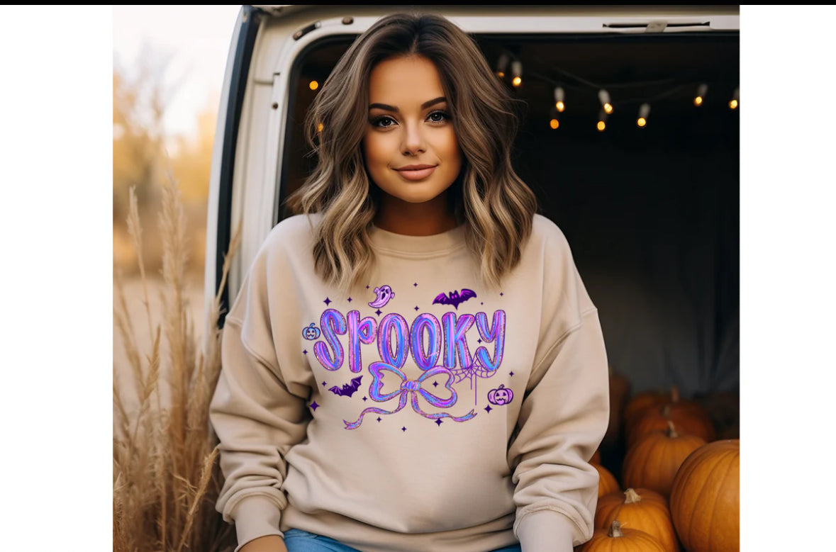 Spooky season purple