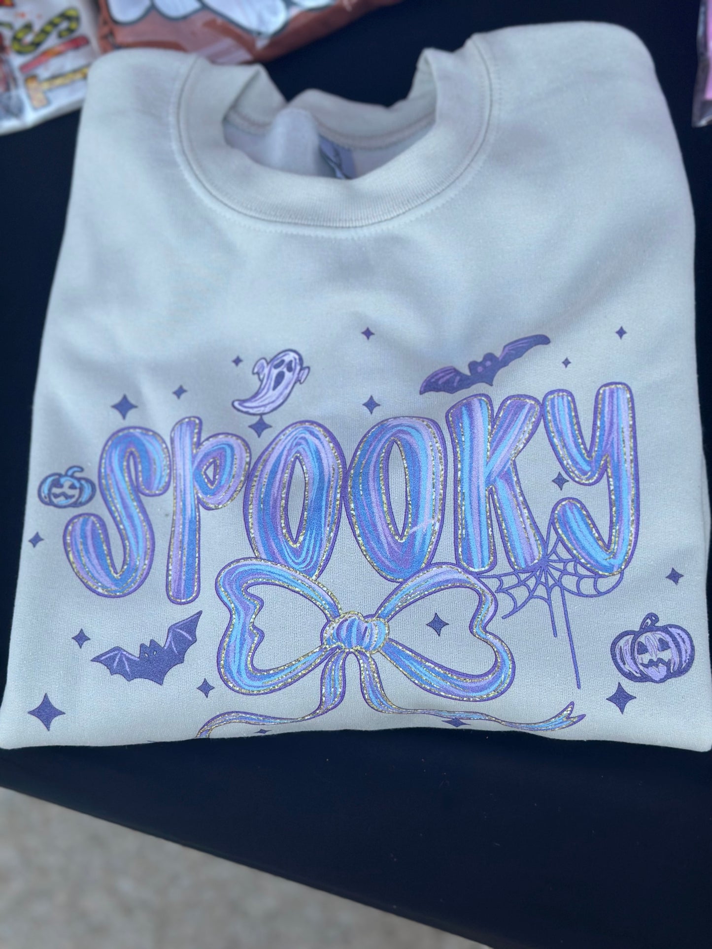 Spooky season purple