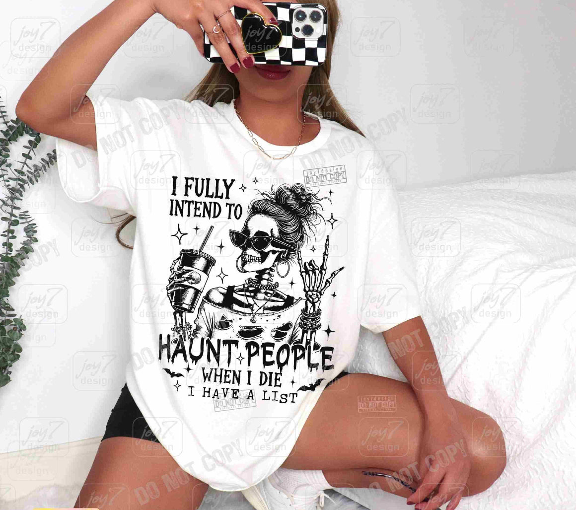 Haunt people