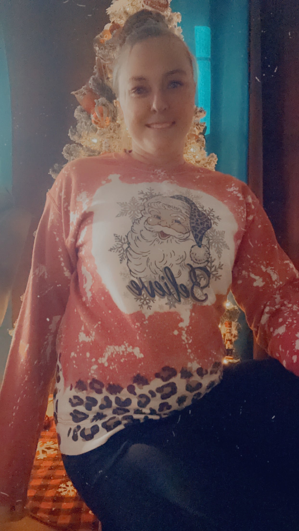Bleached Santa Crewneck