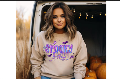 Spooky season purple