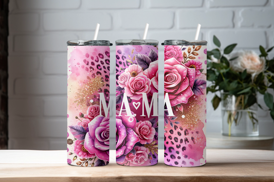MAMA Pink Flower Small heart