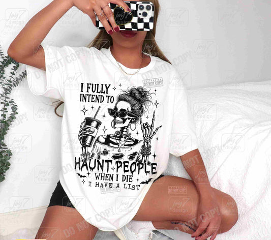 Haunt people